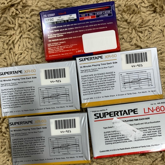 New! 5 blank audio cassettes - Picture 2 of 2
